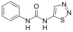 Structuurformule van thidiazuron