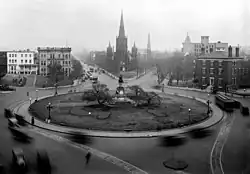 Thomas Circle in Washington D.C. in 1922.