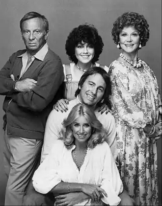 De cast van Three's Company (1977)