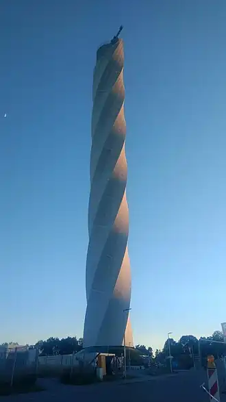 De lifttesttoren in Rottweil.