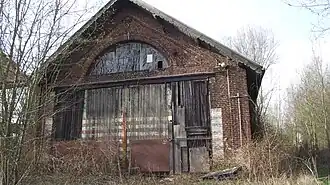 NMVB stelplaats, vervallen loods ASVI in maart 2012