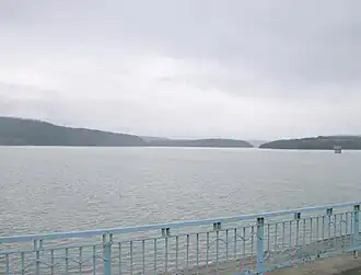 Titsja-dam (in de buurt van het dorp Ivanovo)