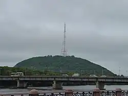 De Tichonkajaheuvel, waarnaar het spoorstation werd vernoemd