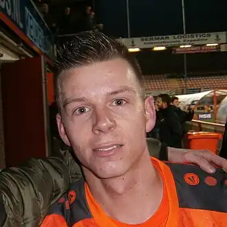 Evers in zijn tijd bij FC Volendam