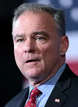 Senator Tim Kaine uit Virginia Democratische Partij