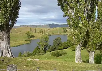 Lake Karangata nabij Tiniroto