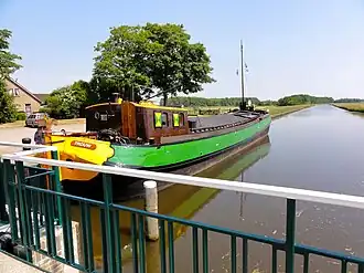De Tjonger met schutsluis