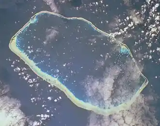 Satellietbeeld van Toau