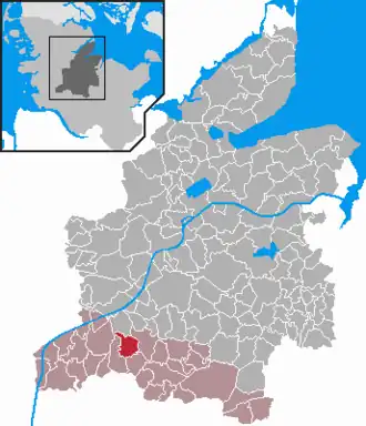 Kaart van Todenbüttel