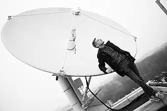 De Cock op het dak van de VRT, Brussel