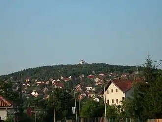 De Oplenac, met op de voorgrond Topola