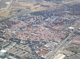 Torrejón de Ardoz van boven gezien