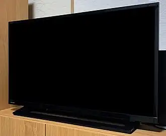 Een televisie uit 2018