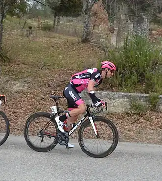 Masson tijdens de Tour de La Provence 2020