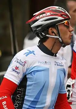 Merlo tijdens de 2e etappe van de Ronde van Groot-Brittannië 2009