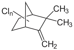 Structuurformule van toxafeen
