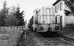 Trein in Guewenheim in 1979