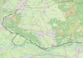 Tramlijn Amersfoort - Arnhem op de kaart