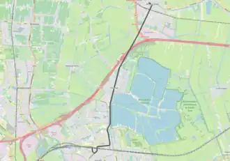 Tramlijn Gouda - Bodegraven op de kaart