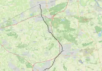 Tramlijn Veghel - Oss op de kaart