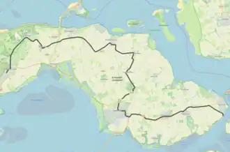 Tramlijn Zijpe - Burgh op de kaart