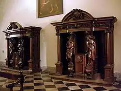 Biechtstoelen St-Servaaskerk, Maastricht (Van Vlierden, ca. 1700)