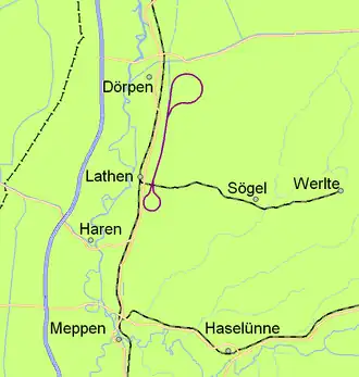 Transrapid op de kaart