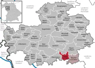 Kaart van Trautskirchen