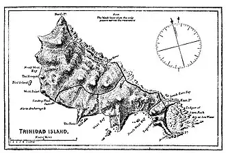 Kaart van Ilha da Trindade