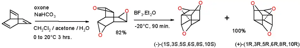 Synthese van trioxatrishomocubaan