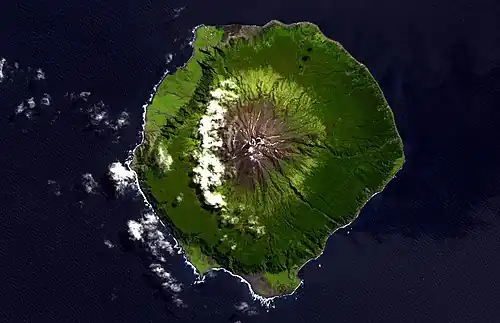 Tristan da Cunha NASA foto 2006