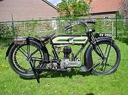 Triumph Model H (de "Trusty Triumph") uit 1922