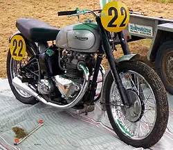 Triumph GP 500 racer uit 1947