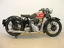 Triumph model 5-2 (500 cc) uit 1935