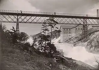 Trollhättefallen(ca. 1900), Axel Lindahl