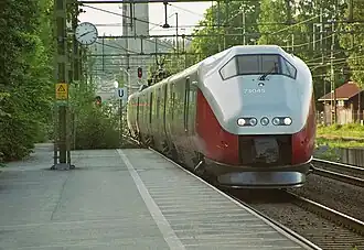 treinstel 73 045 bij Trollhättan
