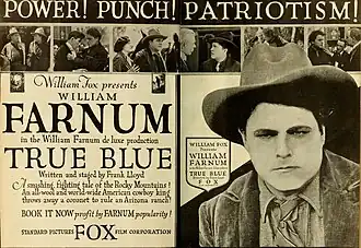 Advertentie voor True Blue