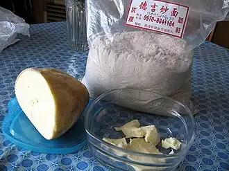 Ingrediënten voor Tsampa