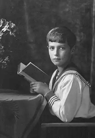 Tsarevitsj Aleksej in 1914