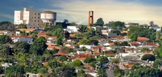 Uitzicht op een deel van Tupaciguara