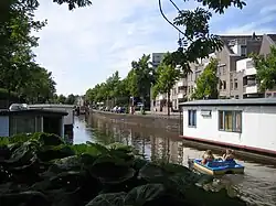 gezien vanaf de Turfstraat richting W.A. Scholtenstraat