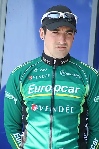 Sébastien Turgot als renner van Team Europcar tijdens de Vierdaagse van Duinkerke, 2011