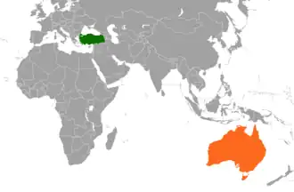 Australisch-Turkse betrekkingen