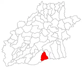 Kaart van Turnu Roșu