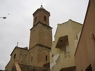 Toren van de parochiekerk van Turre