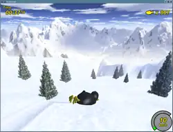 Screenshot van Tux Racer