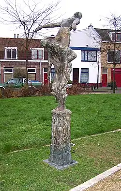 Twee spelende figuren