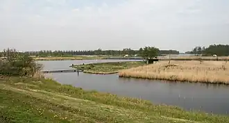 Landschap bij zuidingang van Het Twiske
