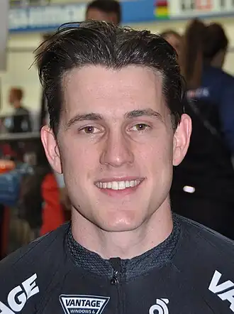 Webster bij de WK van 2018.