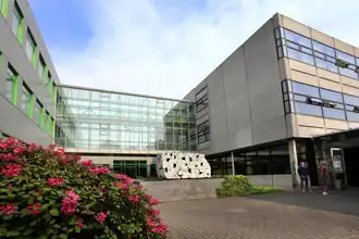 Gebouw van UGent Campus Kortrijk
